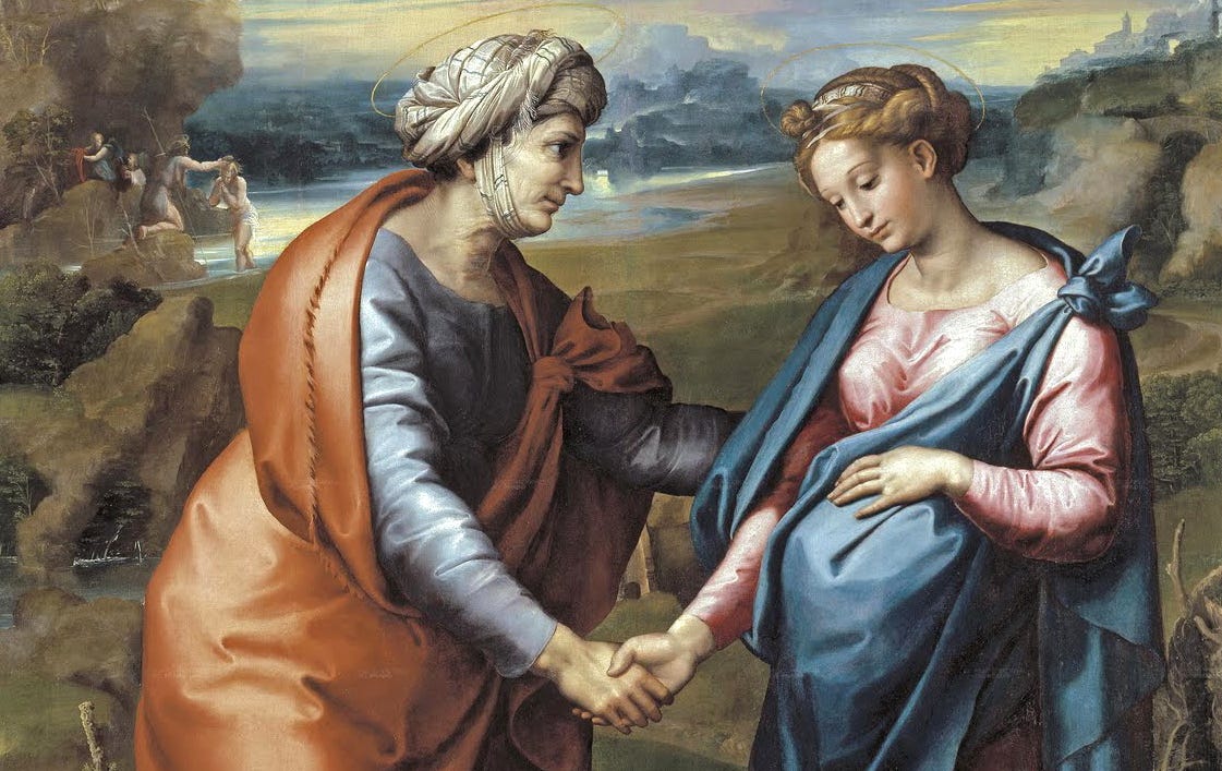 The Visitation: Mary meets Elizabeth – TAB: The Art Bard