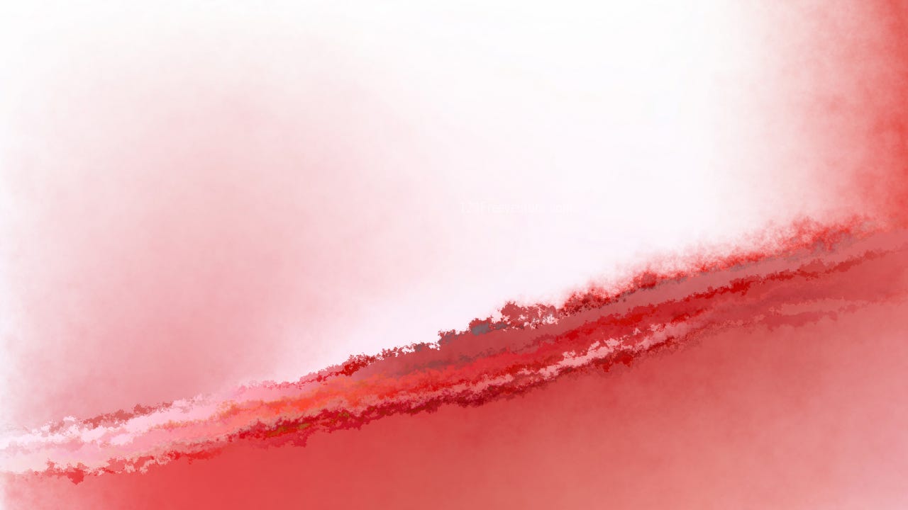 Red and White Distressed Watercolor Background Image