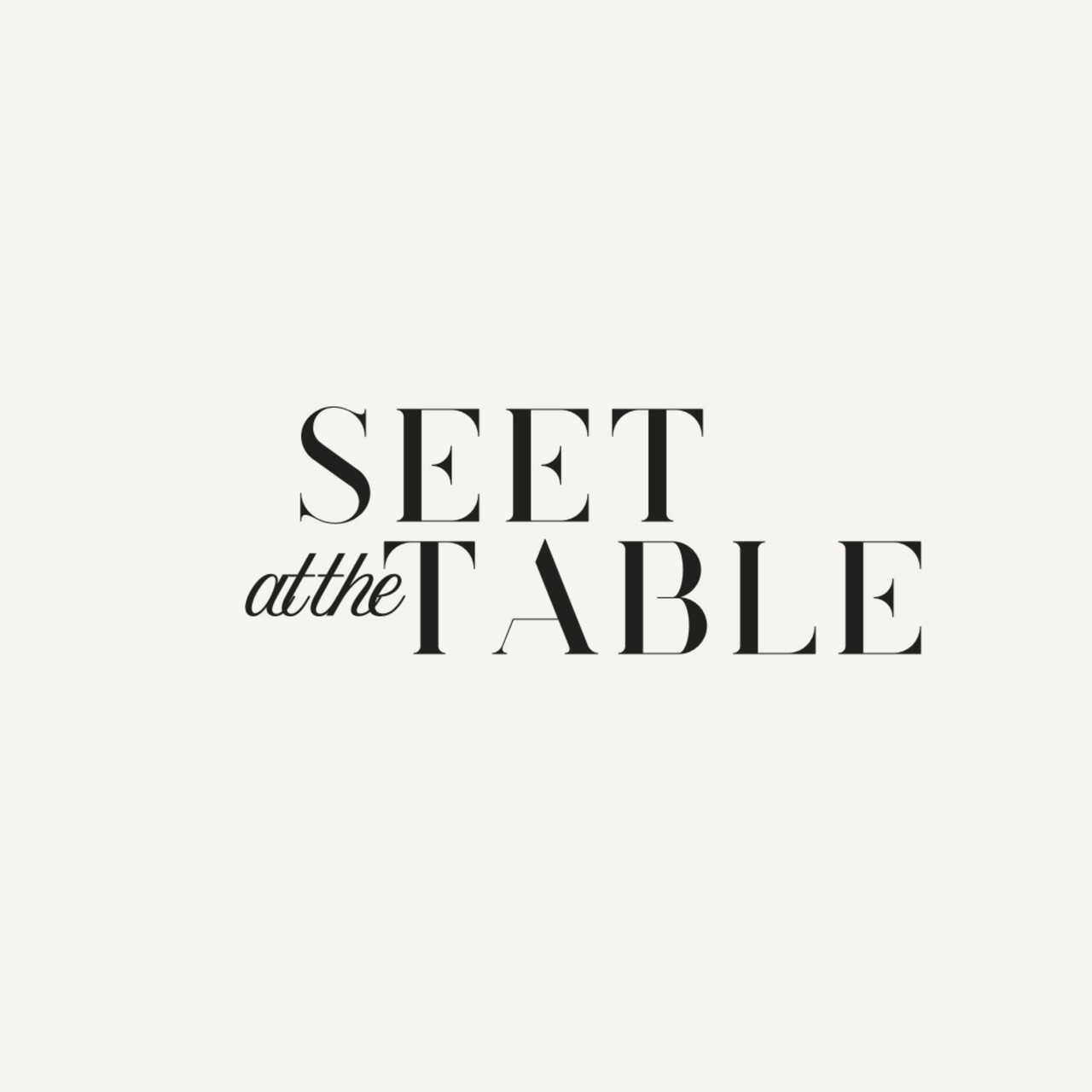 seet at the table
