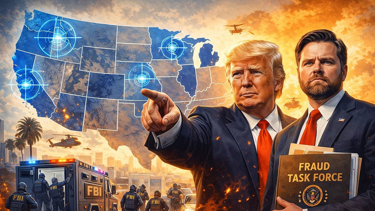The Saturday Report 4/4/26 — Vance Targets Blue States as Trump’s New Fraud Czar