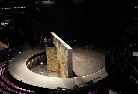National Theatre's 50th: Inside the Olivier's drum revolve - Telegraph