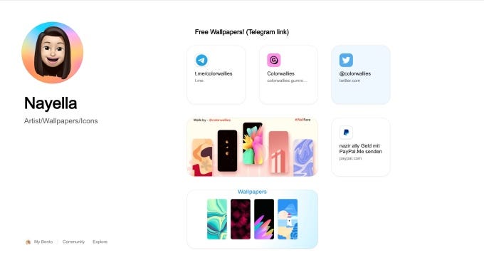 Sequoia-backed Bento wants be more than a link-in-bio tool for creators |  TechCrunch