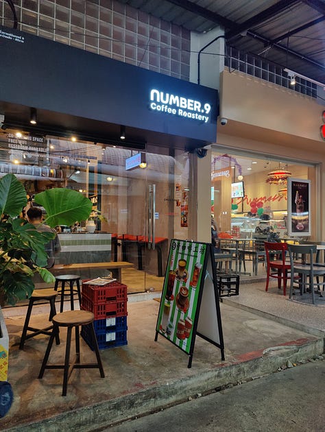 various coffee menus + treats