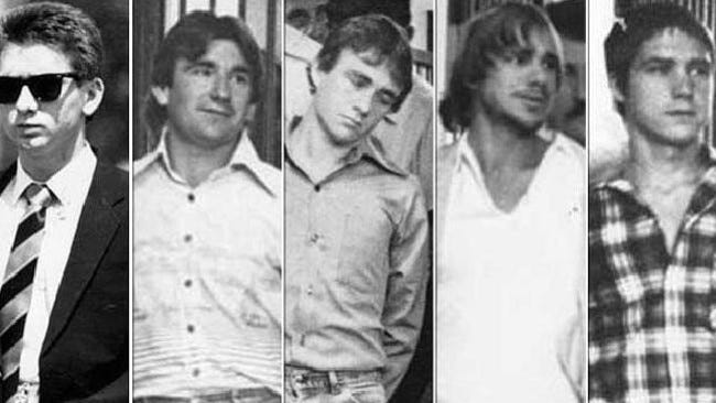 Murderers: John Travers, Michael Murphy, Leslie Murphy, Gary Murphy and Michael Murdoch. Murderers: John Travers, Michael Murphy, Leslie Murphy, Gary Murphy and Michael Murdoch.