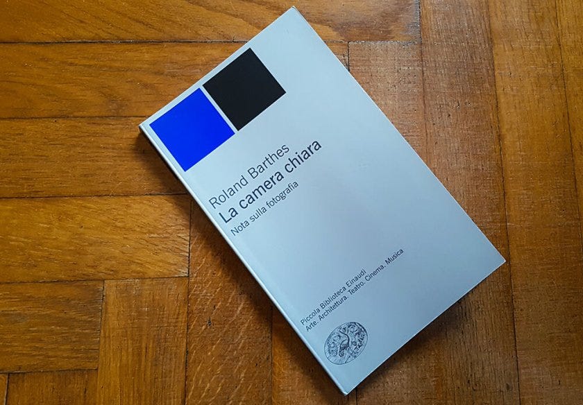La camera chiara di Roland Barthes