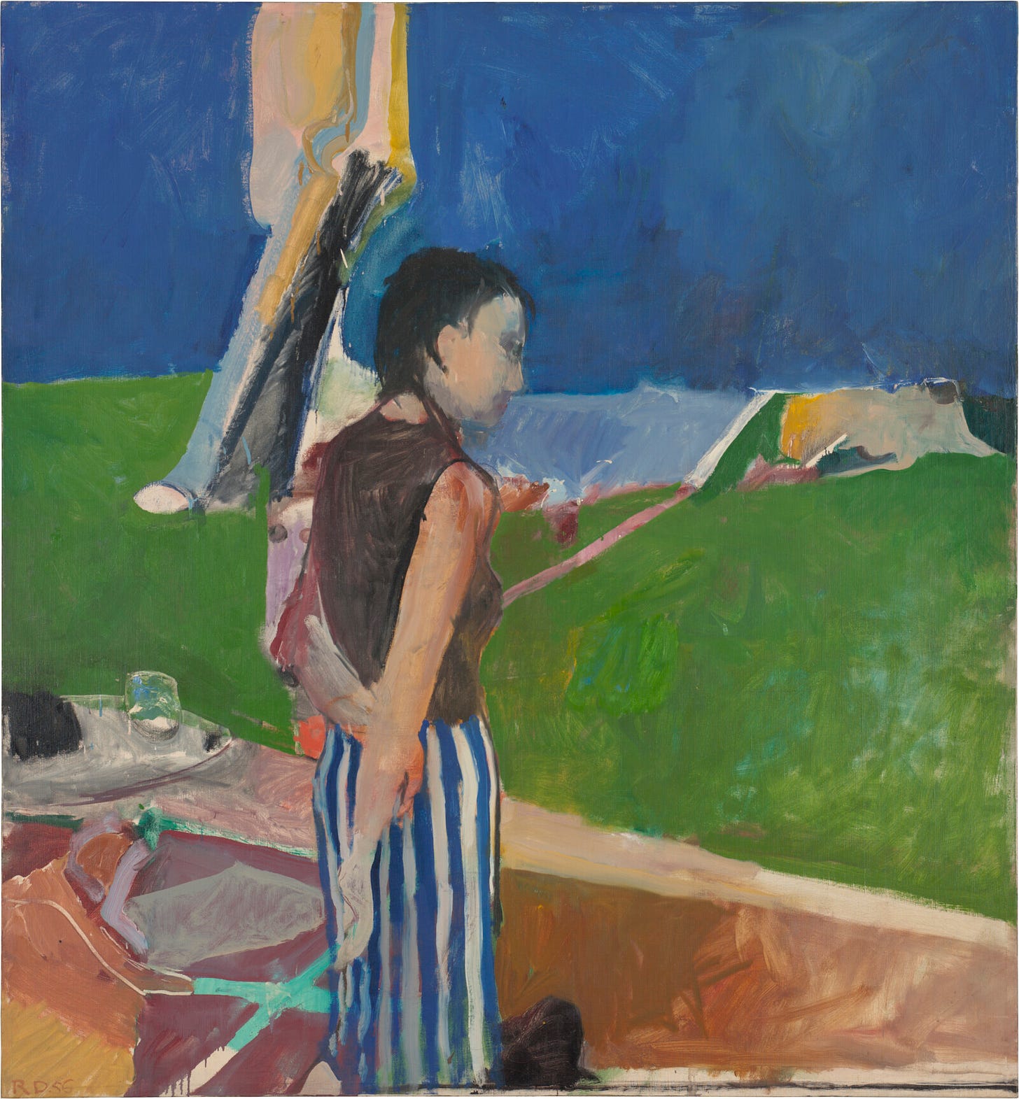 Girl on a Terrace