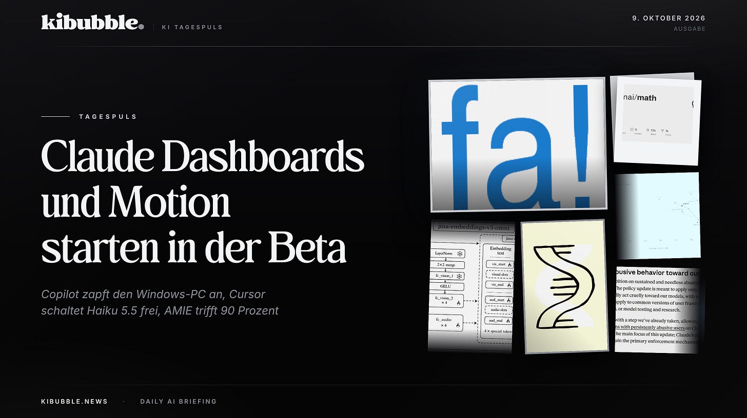 Claude Dashboards und Motion starten: Analysen per Prompt