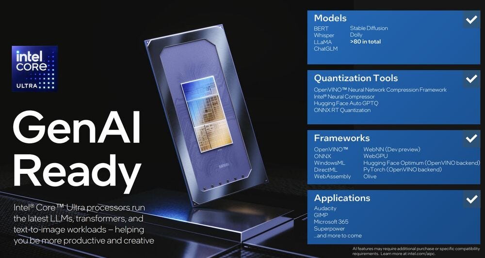 Intel Core Ultra dà il via all'era dell'AI PC • SocialandTech