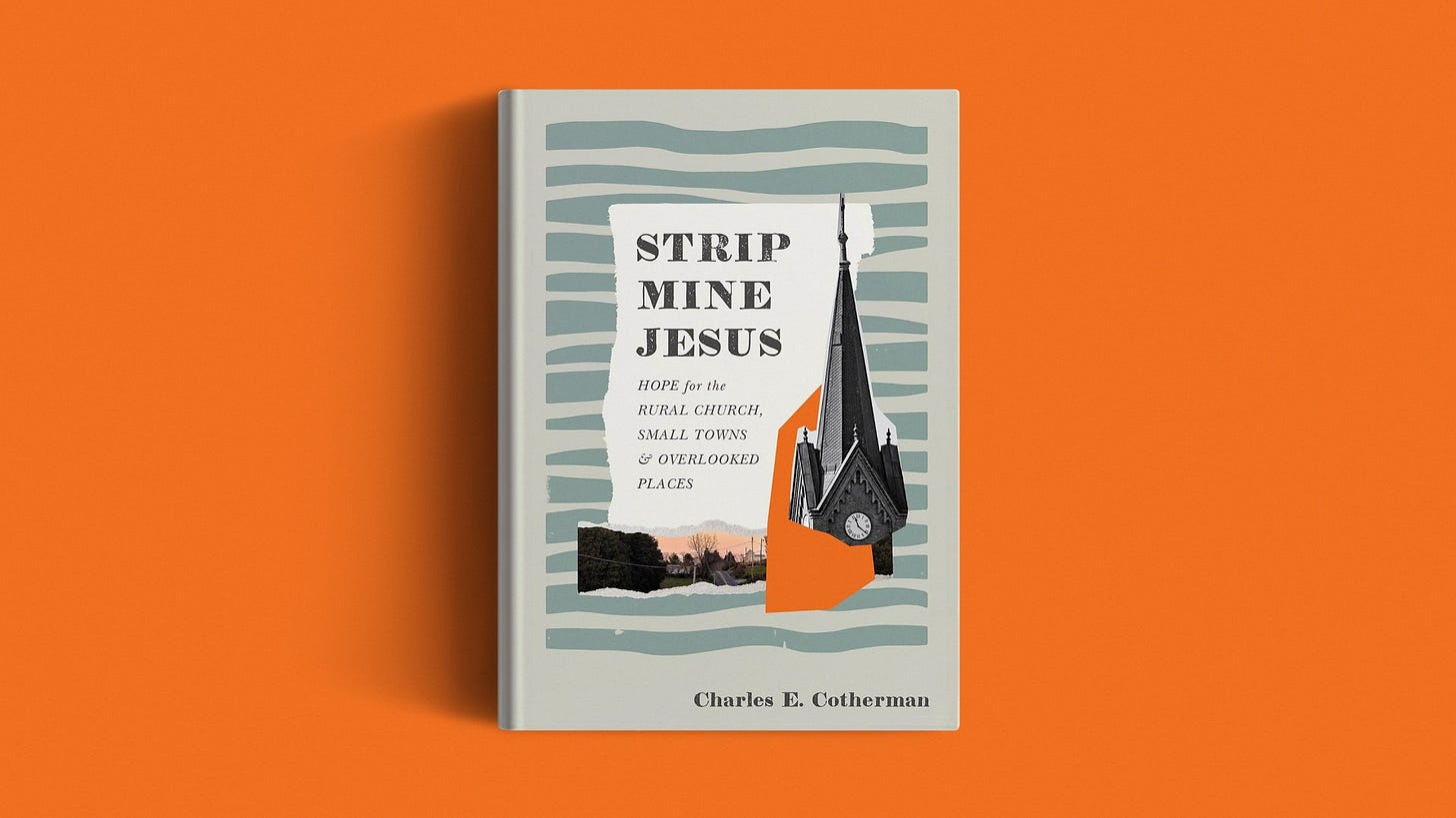 The book on an orange background.
