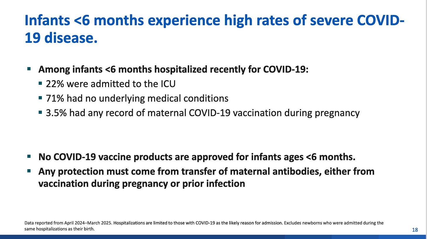 Over 500 infants died when they got sick with COVID. Over 500 infants died when they got sick with COVID.