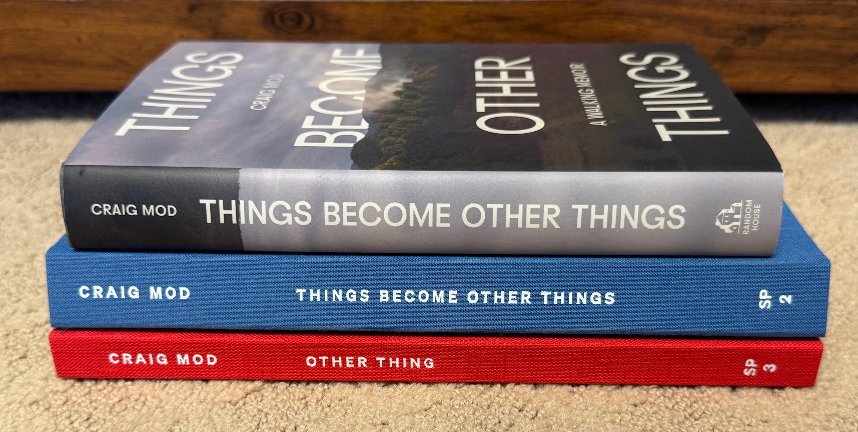 サイン　Craig Mod Things Become Other Things Things Become Other Things — Available Now! — Ridgeline
