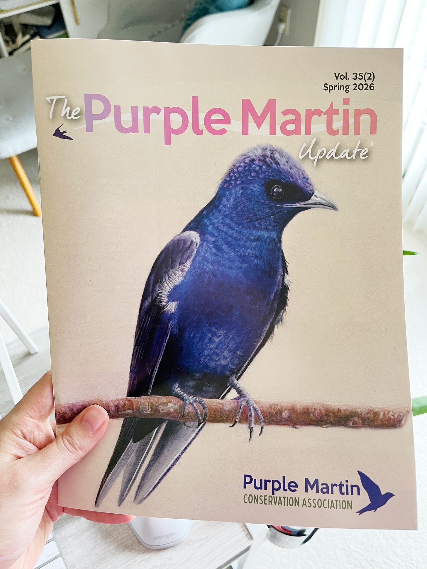 Photo of the Purple Martin Conservation Association magazine.