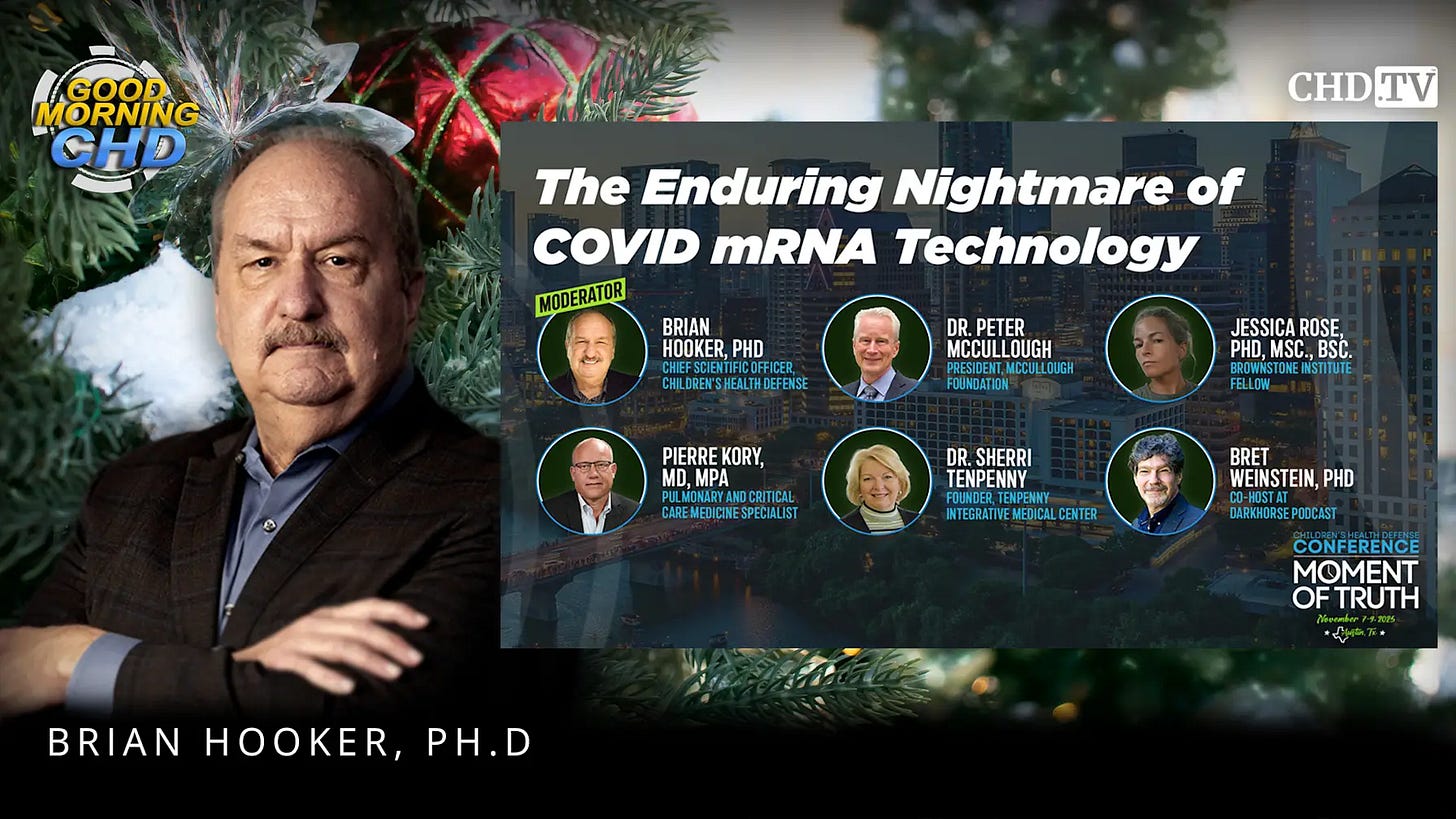 Childrenβs Health Defense Panel Discussion β The Enduring Nightmare of COVID mRNA Technology. Childrenβs Health Defense Panel Discussion β The Enduring Nightmare of COVID mRNA Technology.