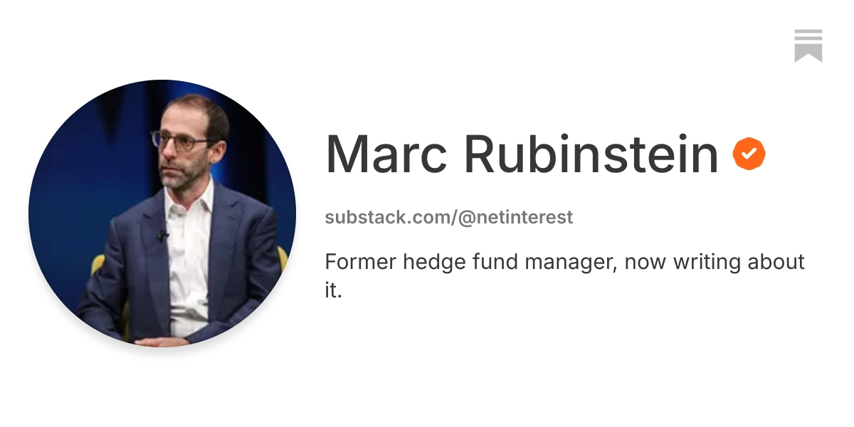 Marc Rubinstein | Substack