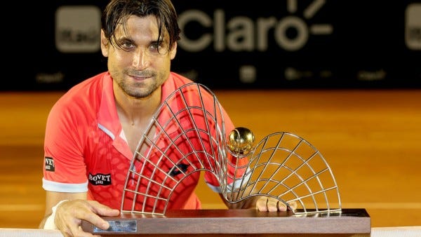 dave ferrer with rio open title trophy beats fabio fognini dave ferrer with rio open title trophy beats fabio fognini
