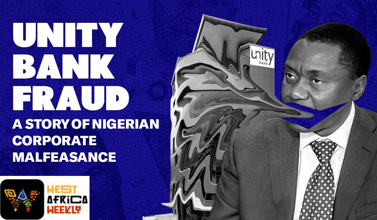 Thomas Etuh eating Unity Bank