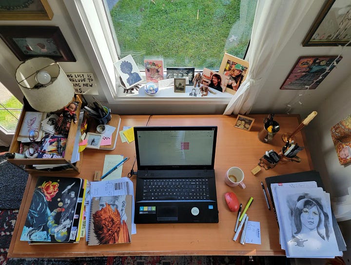 B.A. Lampman's messy ass space