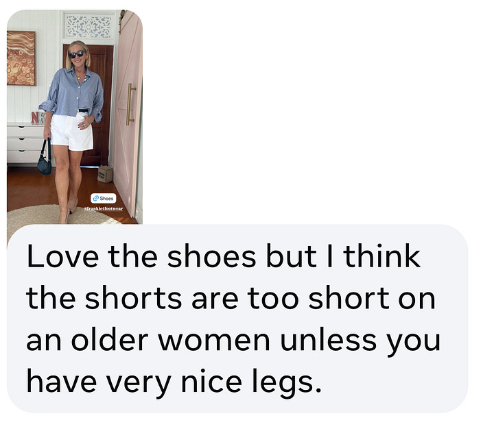 Ageist comments I've received lately