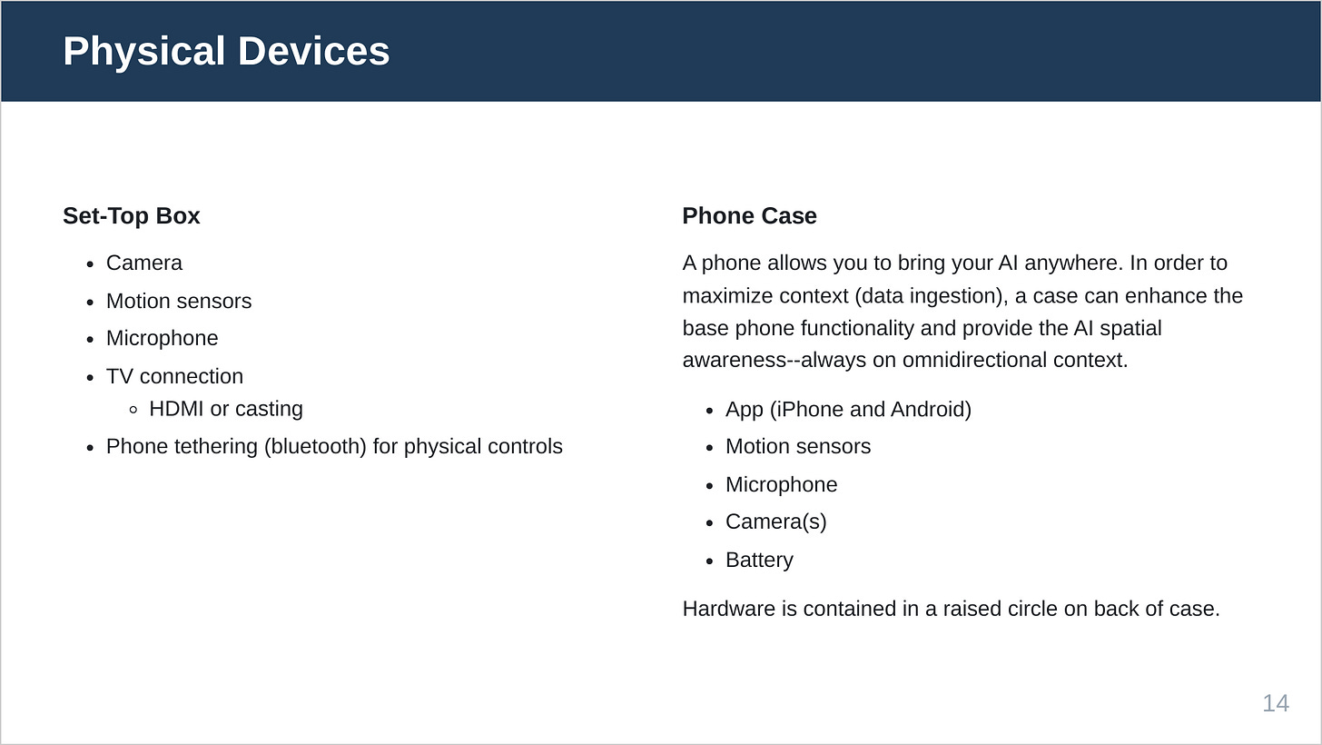 Physical AI devices: Set-top box and phone case