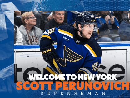 Islanders Acquire Perunovich from St. Louis | New York Islanders Islanders Acquire Perunovich from St. Louis | New York Islanders