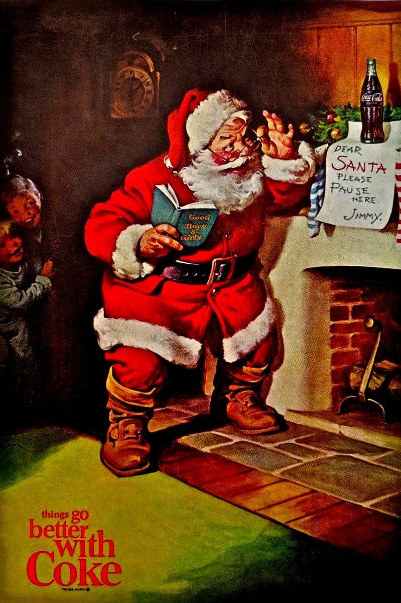 12 vintage Coca-Cola Christmas ads, starring Santa Claus (1931-1963 ...
