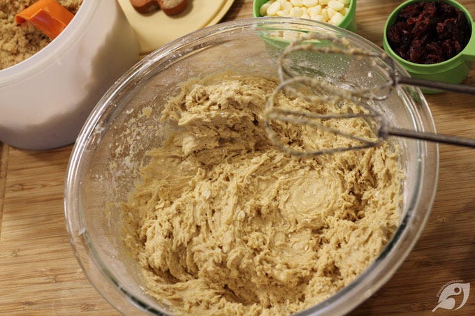 Step 6 - mixing until combined. Step 6 - mixing until combined.