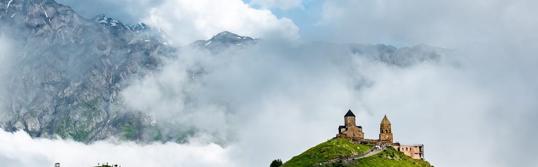 green mountains at daytime