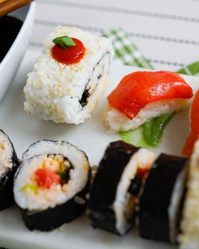 Watermelon Tuna sushi Watermelon Tuna sushi