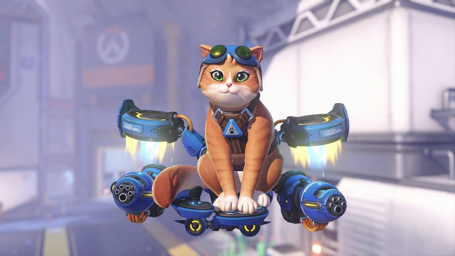 Overwatch's Jetpack Cat hero is finally a reality, Blizzard explains why Overwatch's Jetpack Cat hero is finally a reality, Blizzard explains why