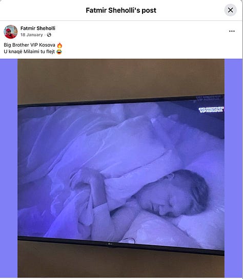 Fatmir Sheholli's Facebook Posts shows Milaim Zeka met with Sheholli multiple times alone.