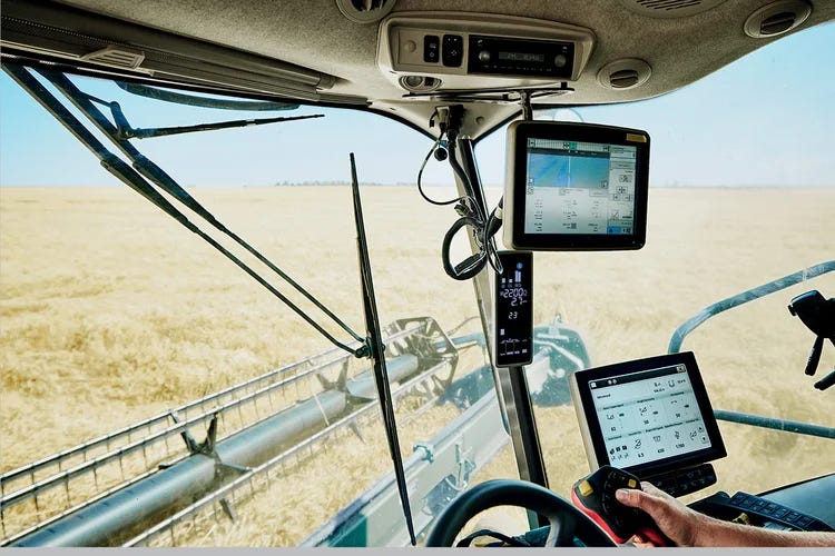 IA no agro: 33% das empresas do agro relataram aumento de receita associado ao uso de inteligência artificial, diz pesquisa da PwC. 
 (Thomas Barwick/Getty Images)