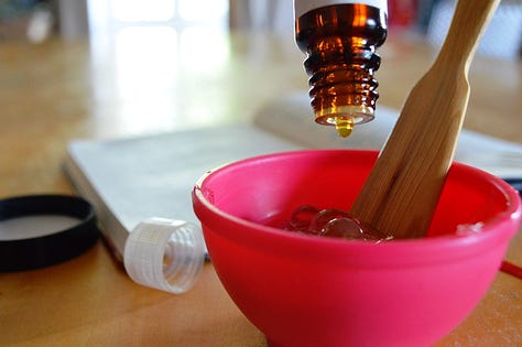 ritual, plants, essential oils, herbs, creativity