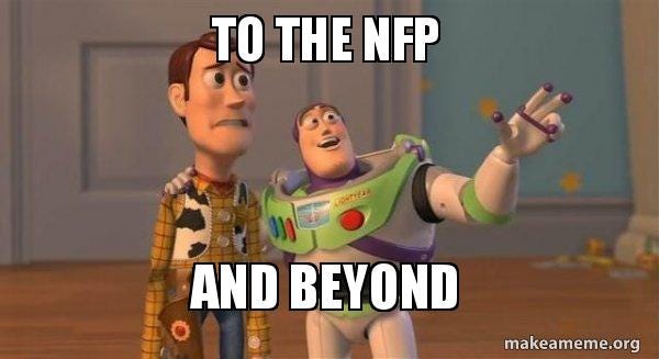 TO THE NFP AND BEYOND - Buzz and Woody (Toy Story) Meme Meme Generator