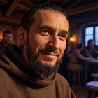 Burning Ember Inn Character Sketch 5: The Minstrel of God