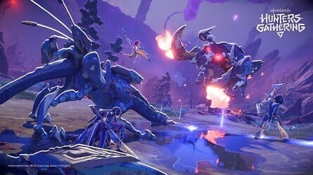 Horizon Hunters Gathering character art showing the new Hunter Ensa and Shadow