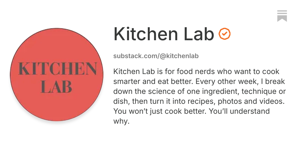 Kitchen Lab | Substack