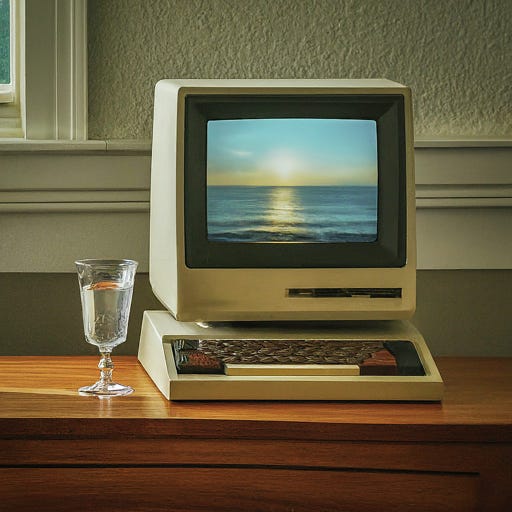 Computer Floatie The AI crunch - by Daniel Rothberg - Invisible Waters