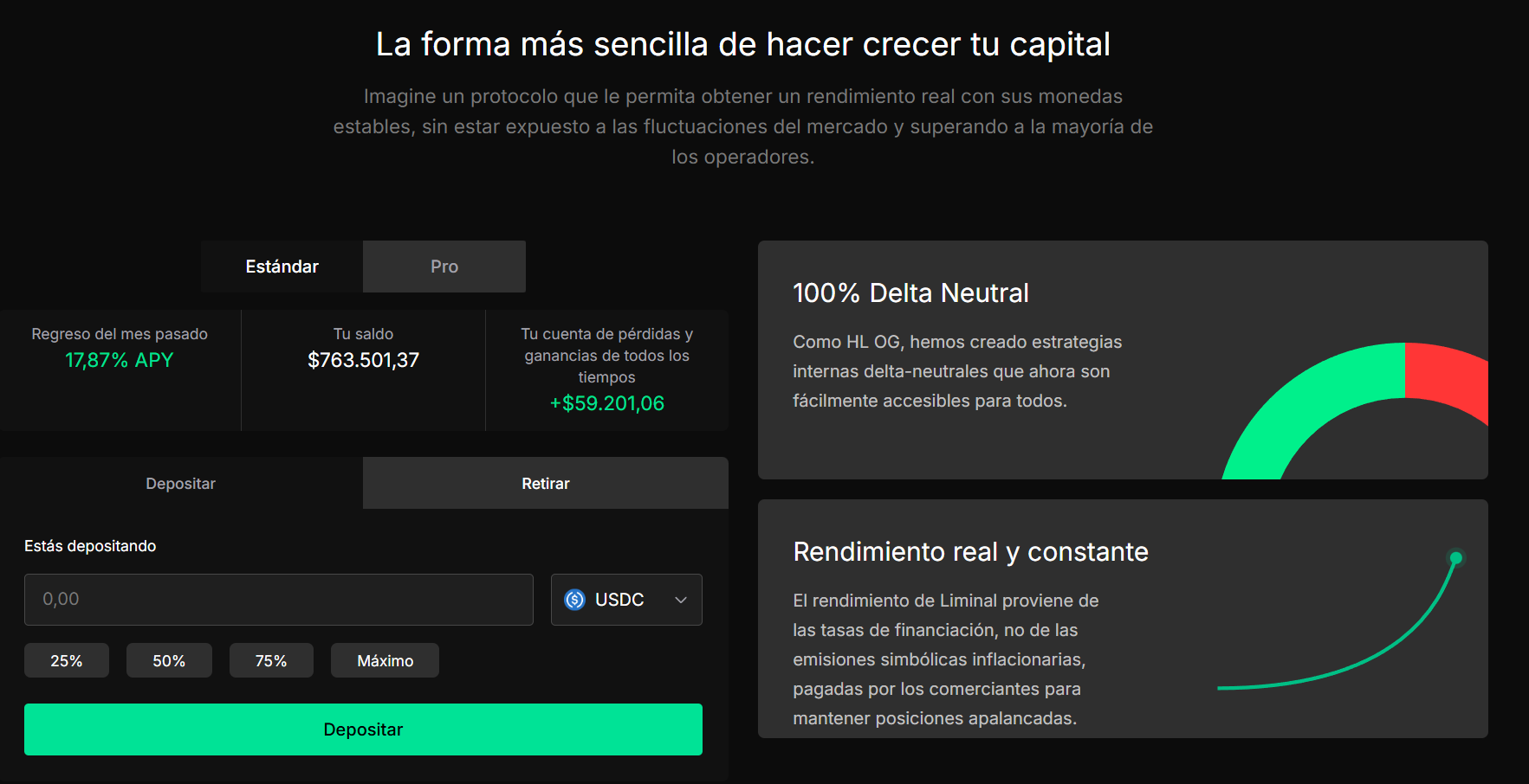 ⚖️Liminal Money: Estrategias Delta-Neutral Rentables y Seguras en  Hyperliquid