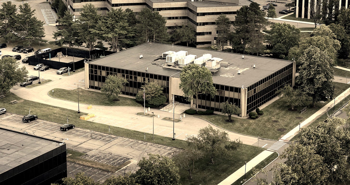 The ICE Boston Field Office in Burlington, Mass. (Robin Lubbock/WBUR)