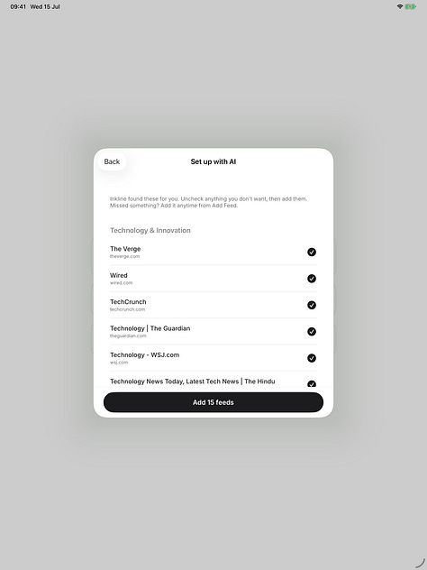 Inkline, now on iPad