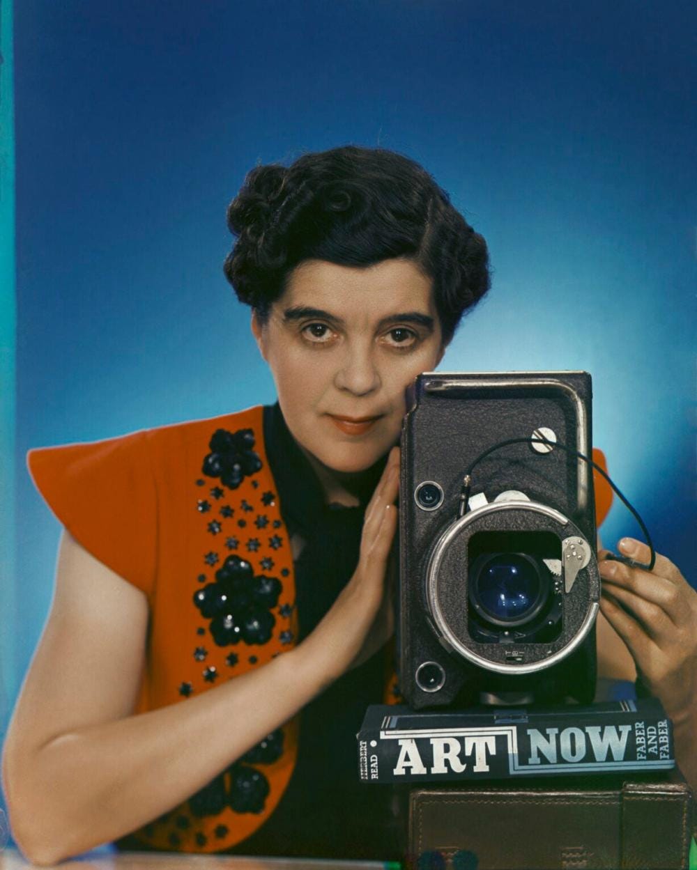     Yevonde with Vivex One-Shot Camera,    by Yevonde,    1937,    NPG x223231,    © National Portrait Gallery, London