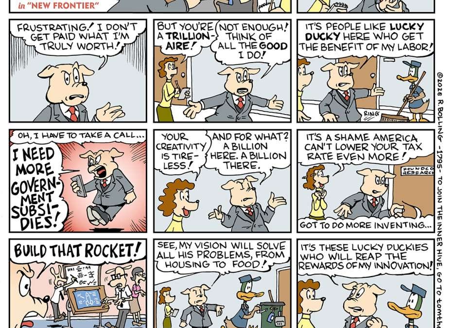 Tom the Dancing Bug: Even a trillionaire isn’t as lucky as Lucky Ducky