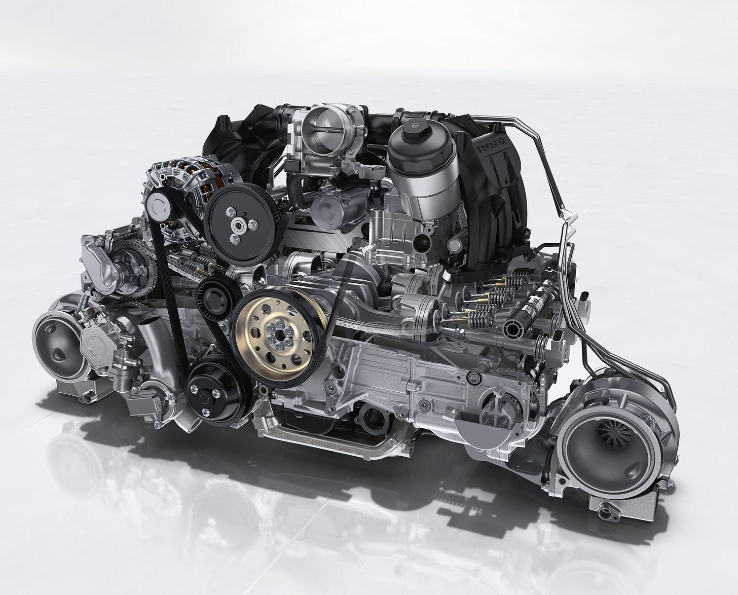 Technical Diagrams - The new Porsche 911 GT2 RS