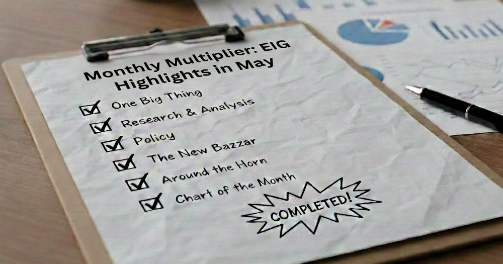 Monthly Multiplier: EIG's May Highlights