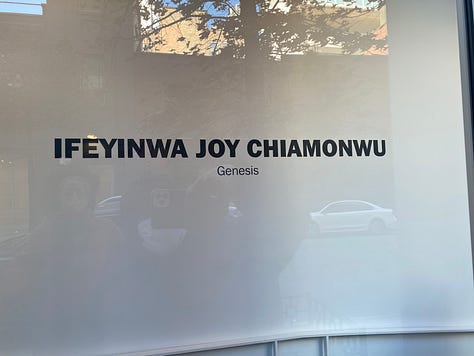 All artwork featured in this essay is by Ifeyinwa Joy Chiamonwu, whose work I first encountered years ago in a New York gallery and never forgot. Her pieces hold the kind of ancestral weight and emotional precision that align deeply with the themes of this series. Please support her work.