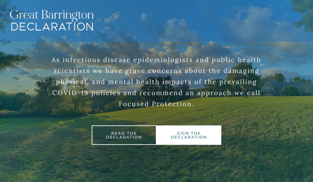 Great Barrington Declaration