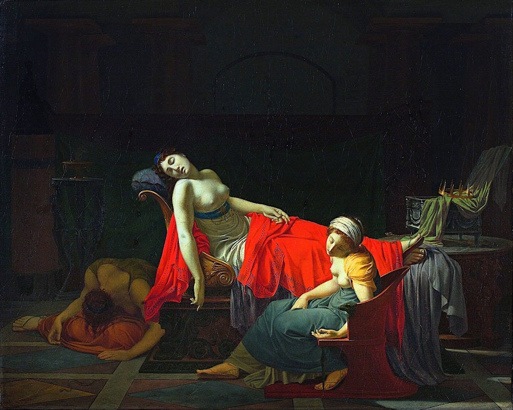 Jean-Baptiste Regnault - Death Of Cleopatra