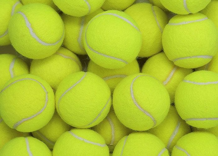 Bright Yellow Tennis Ball Value Packs Made by Price of Bath
