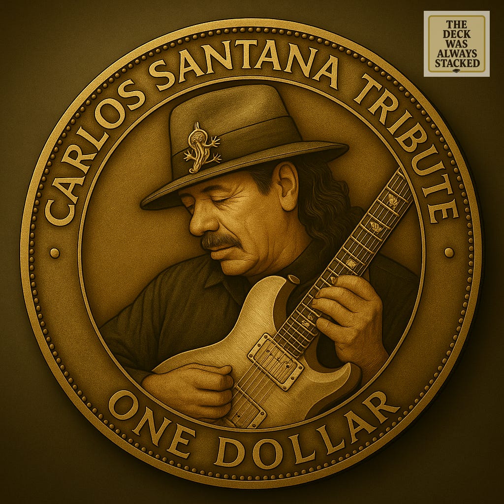 The Santana Coin | CreatorHuman Mint 2025Proof that music doesn’t wait for permission — it just finds a way.