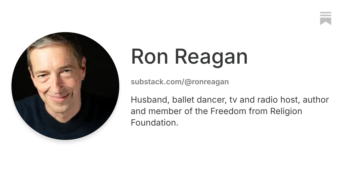 Ron Reagan | Substack